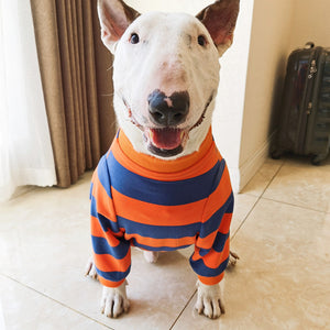 Cute Striped Pet T Shirt Casual Fashion Clothing