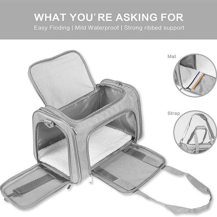 The Ultimate Portable Foldable Pet Carrier for Your Furry Friends