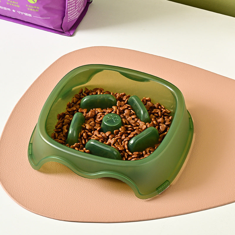 Pet Slow Feeding Bowl Anti Choking Water Feeder