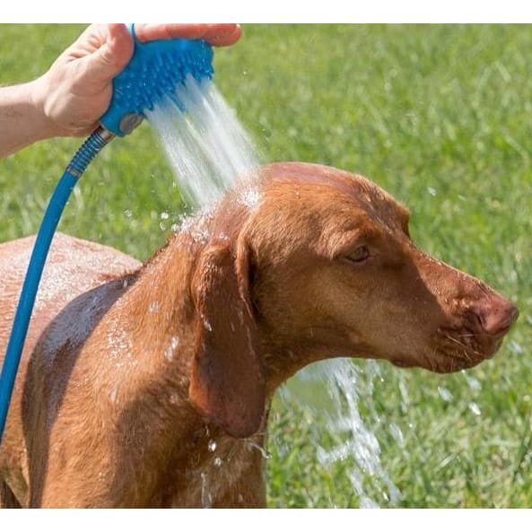 Pet Bath Silicone Nozzle Handheld Massage Shower Gloves