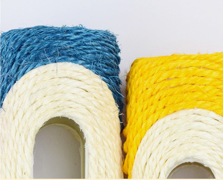 Long Sisal Drum Interactive Pet Toy Three Piece