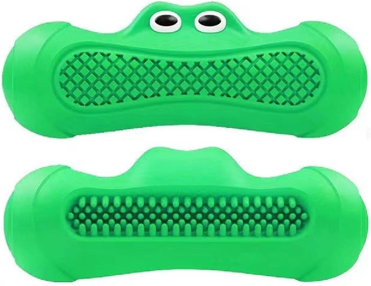 Vocal Rugby Shape Rubber Pet Chew And Teething Toy