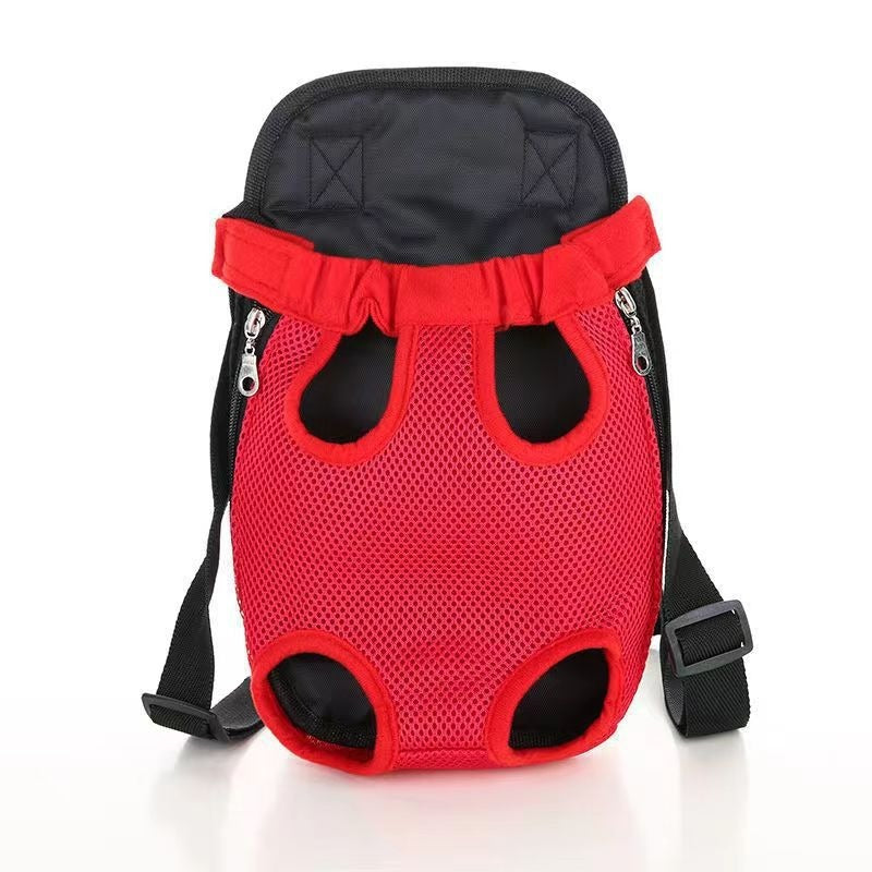 Breathable Pet Backpack Carrier Adjustable Travel Hiking Bag