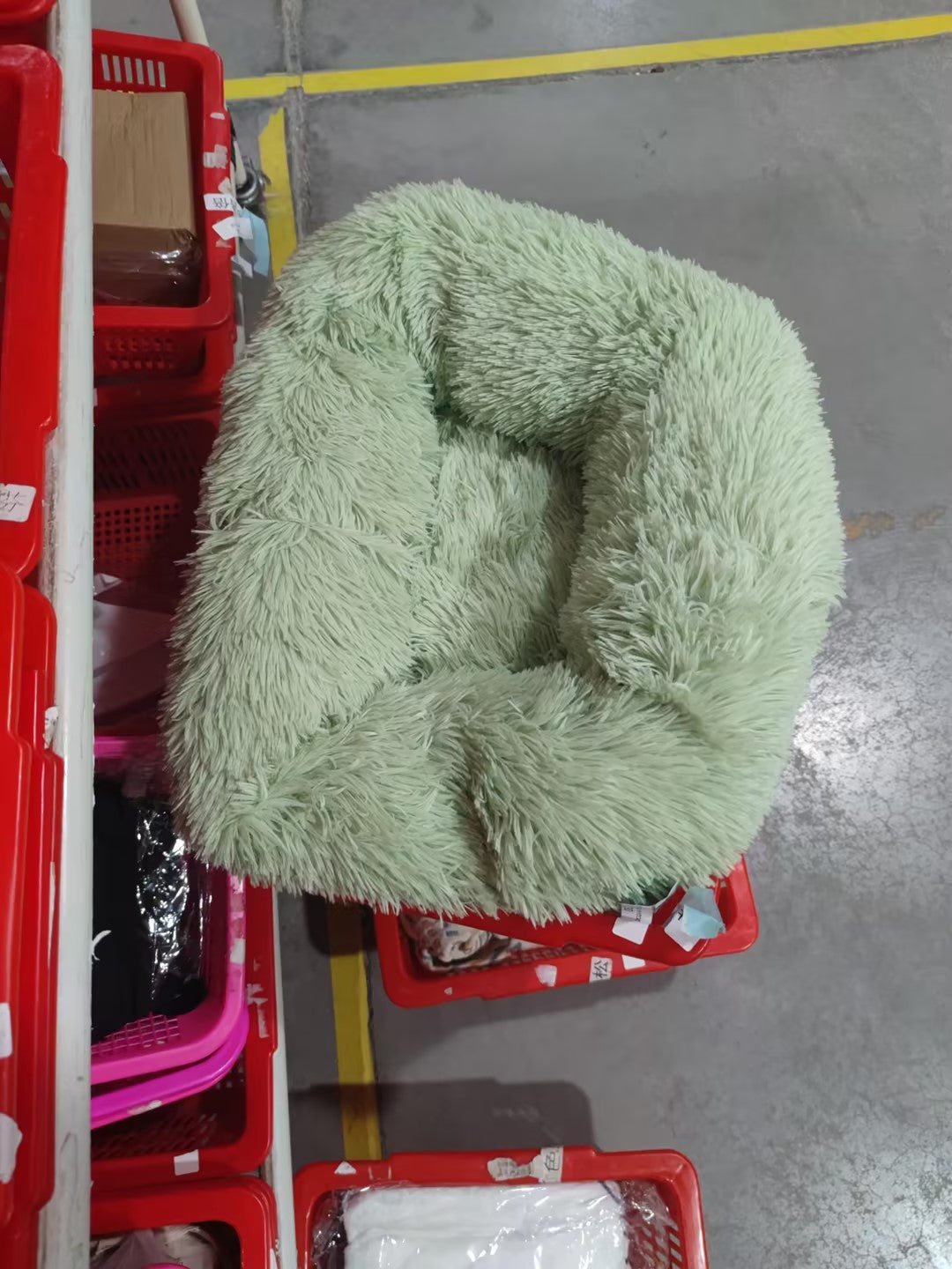 Soft Thick Plush Round Pet Bed Sleep Mat