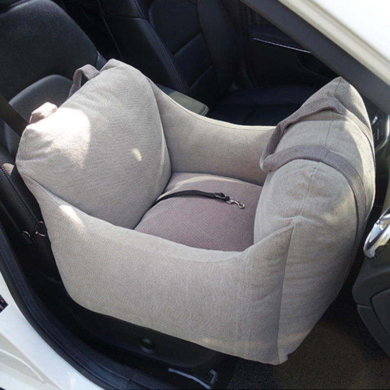 Waterproof Pet Car Seat Carrier Travel Safety Basket Bed