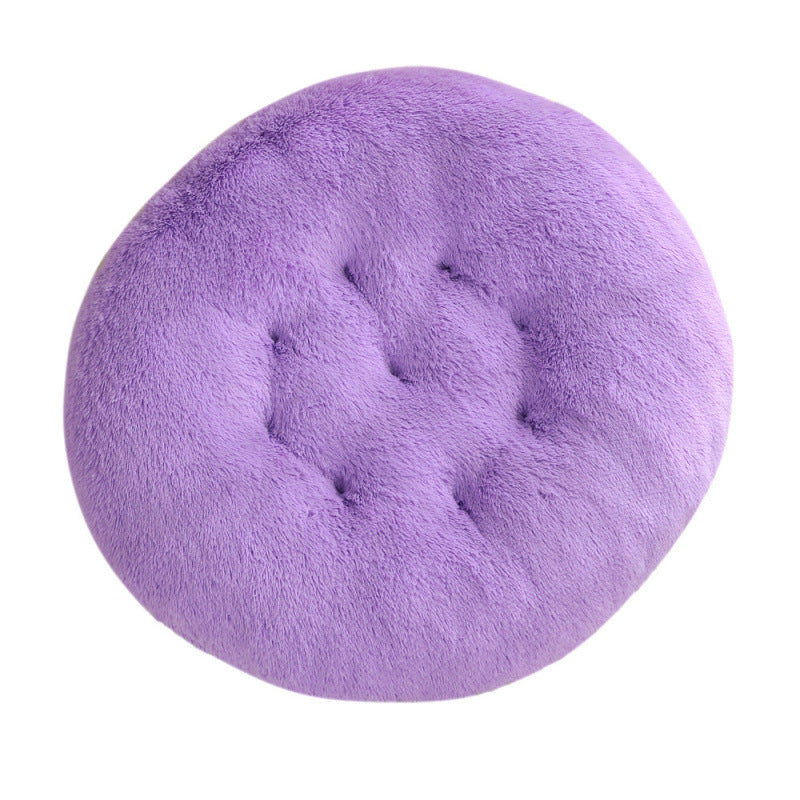 Round Plush Warm Pet Sleep Mat Bed House