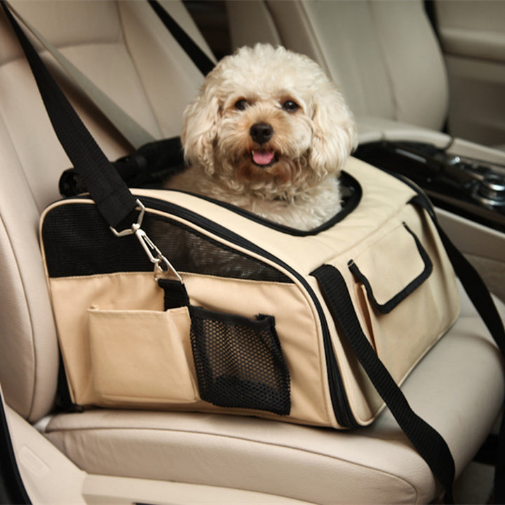 Pet Folding Car Seat Carrier Hammock Travel Safety Bag