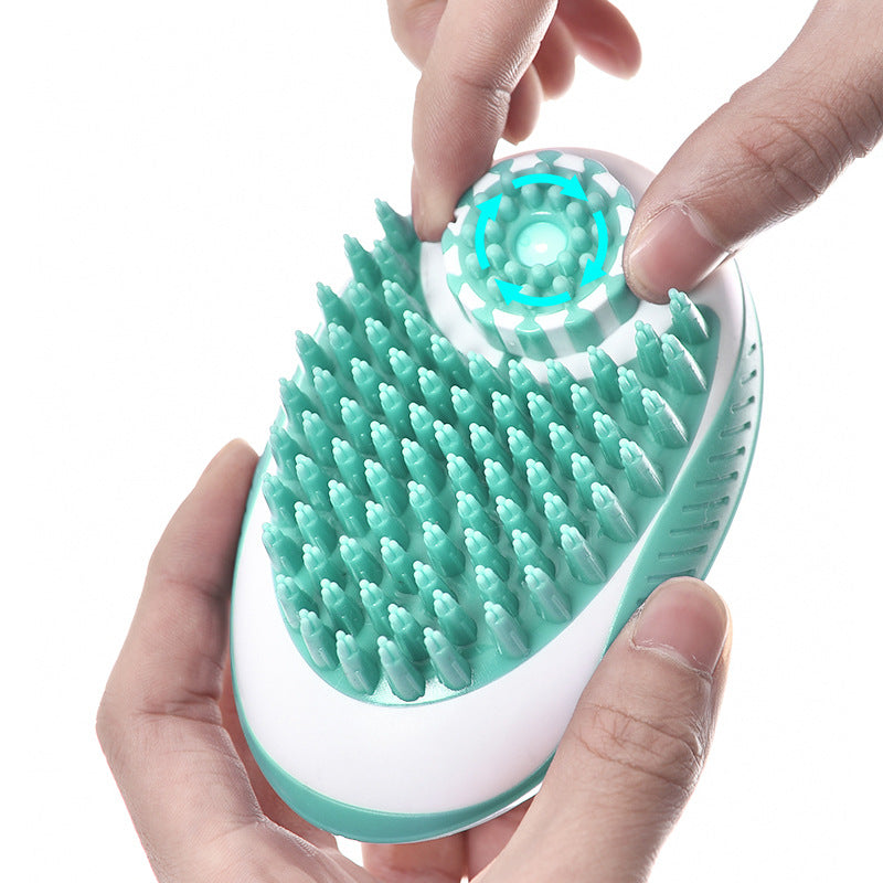 Pet Bath Hair Removal Massage Brush Grooming Tool