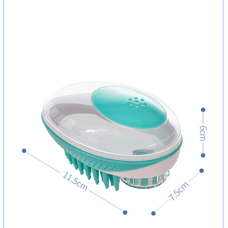Pet Bath Hair Removal Massage Brush Grooming Tool