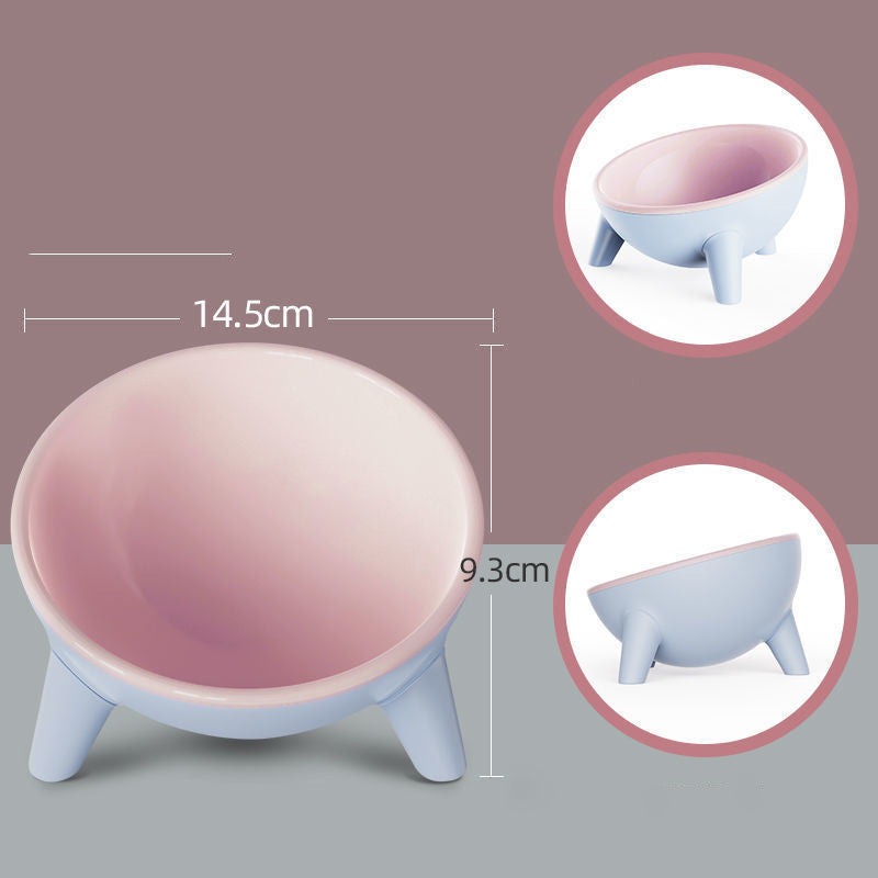 Pet Feeding Bowl Stand Nordic Style Food Feeder Set