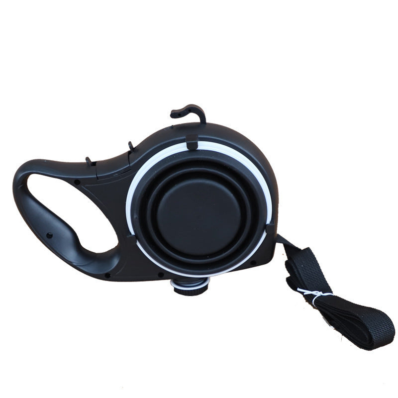 Multifunction Portable Pet Leash With Water Bottle
