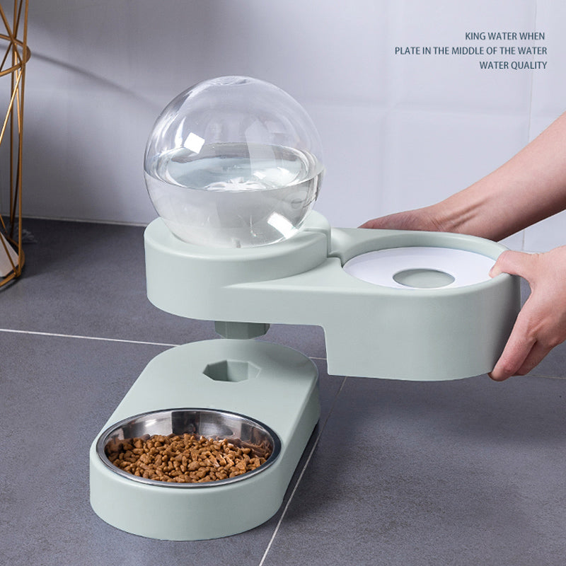 Bubble Ball Automatic Pet Water Fountain Feeder Bowl