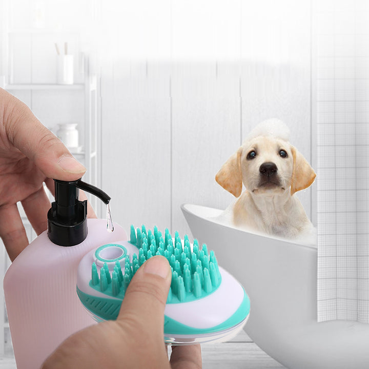 Pet Bath Hair Removal Massage Brush Grooming Tool