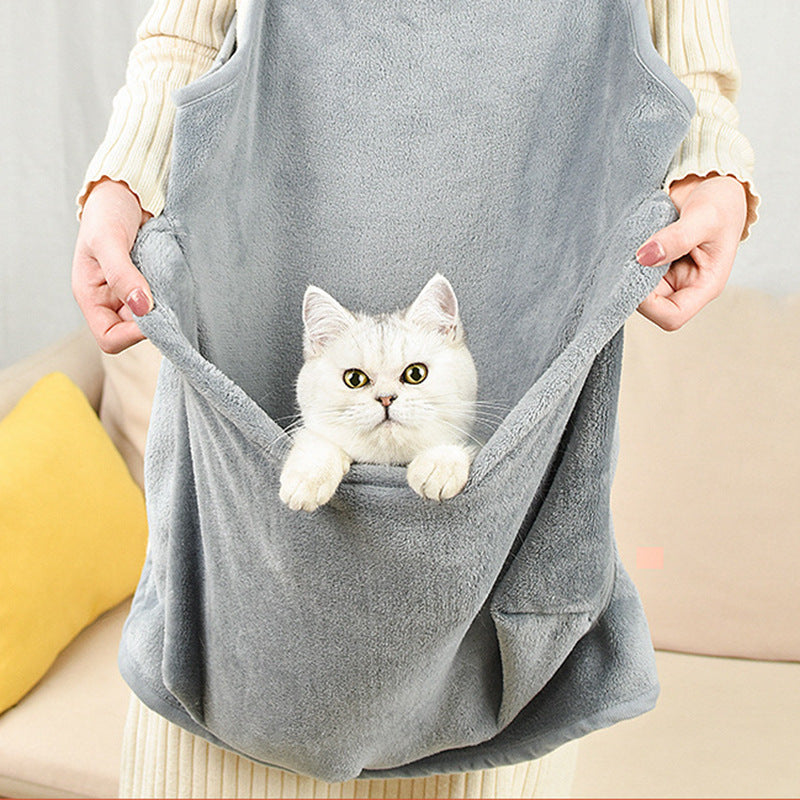 Pet Carrier Apron Outdoor Travel Hanging Pet Sling Bag