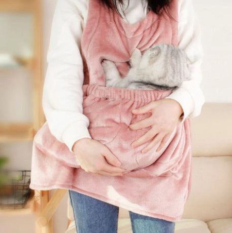 Pet Carrier Apron Outdoor Travel Hanging Pet Sling Bag