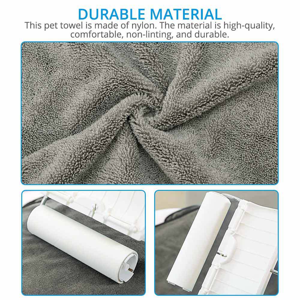 Super Absorbent Large Pet Bathrobe Towel Grooming Wear