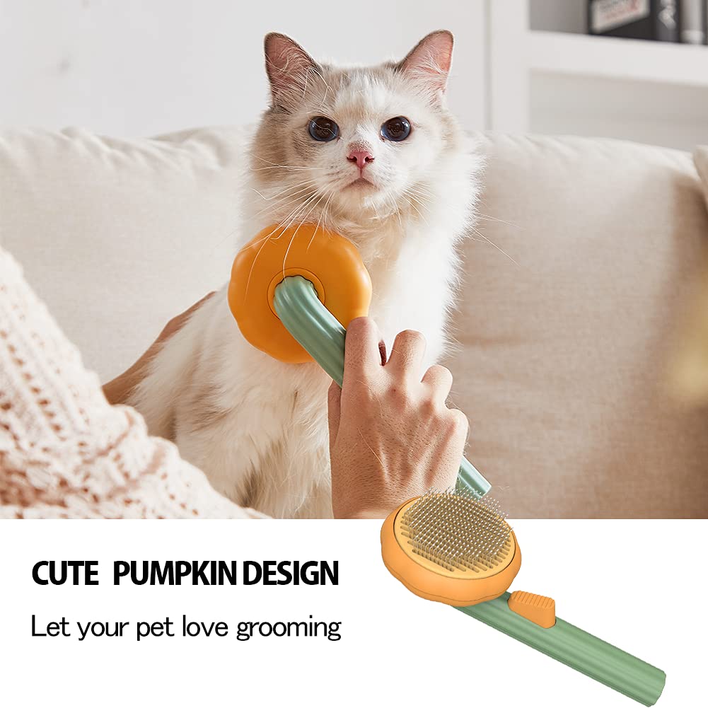 Pet Self Cleaning Slicker Brush Detangling Grooming Tool