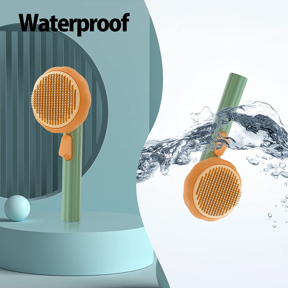Pet Self Cleaning Slicker Brush Detangling Grooming Tool