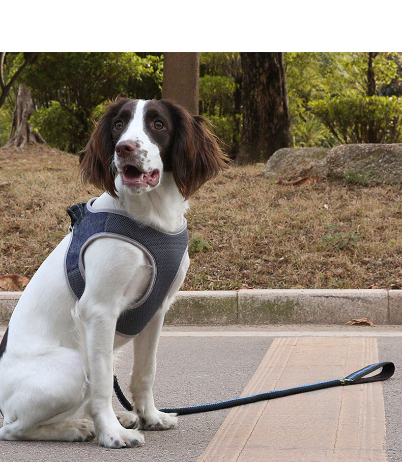 Pet Harness Vest Leash For Strong Control Walks