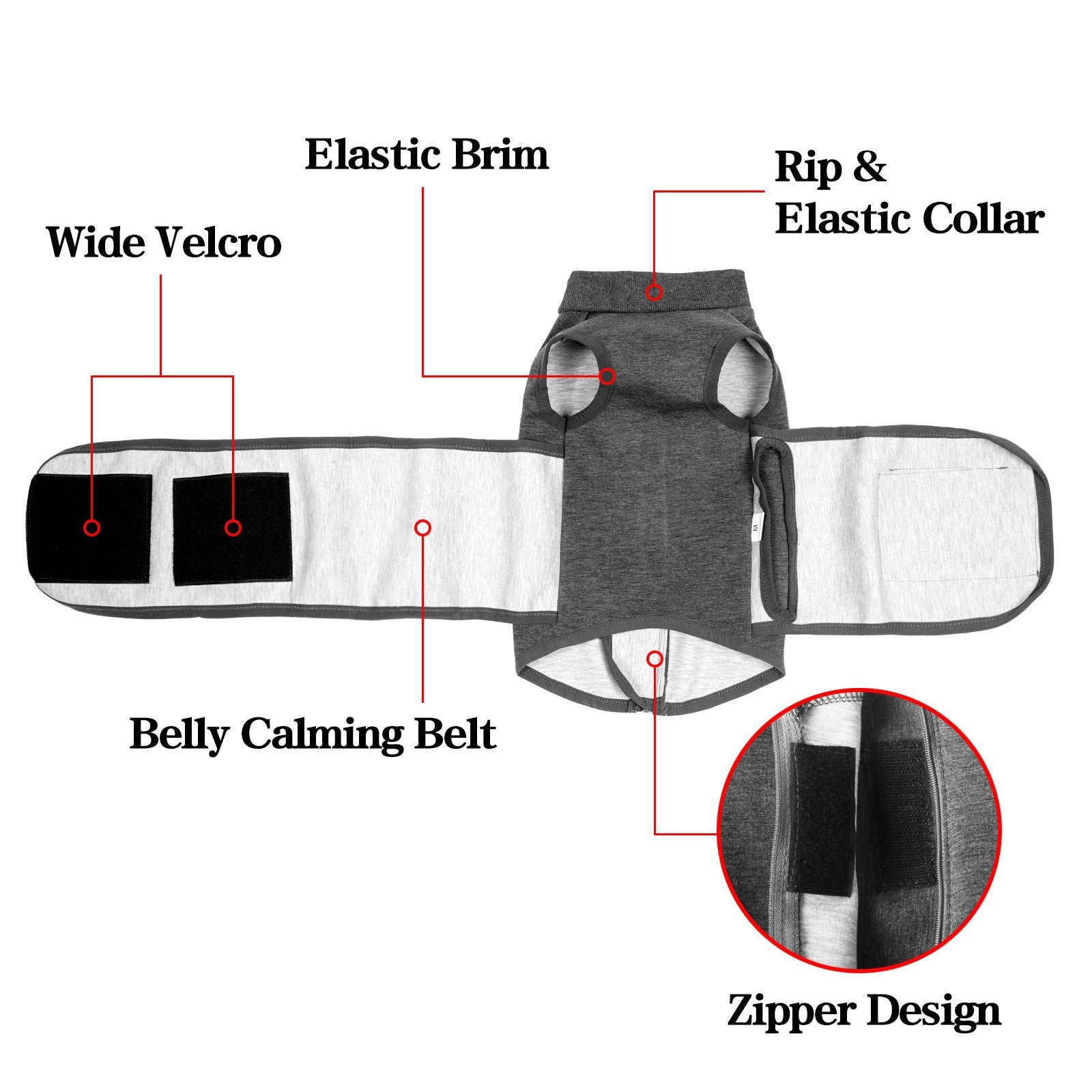 Polyester Emotional Comfort Cotton Double Pet Jacket