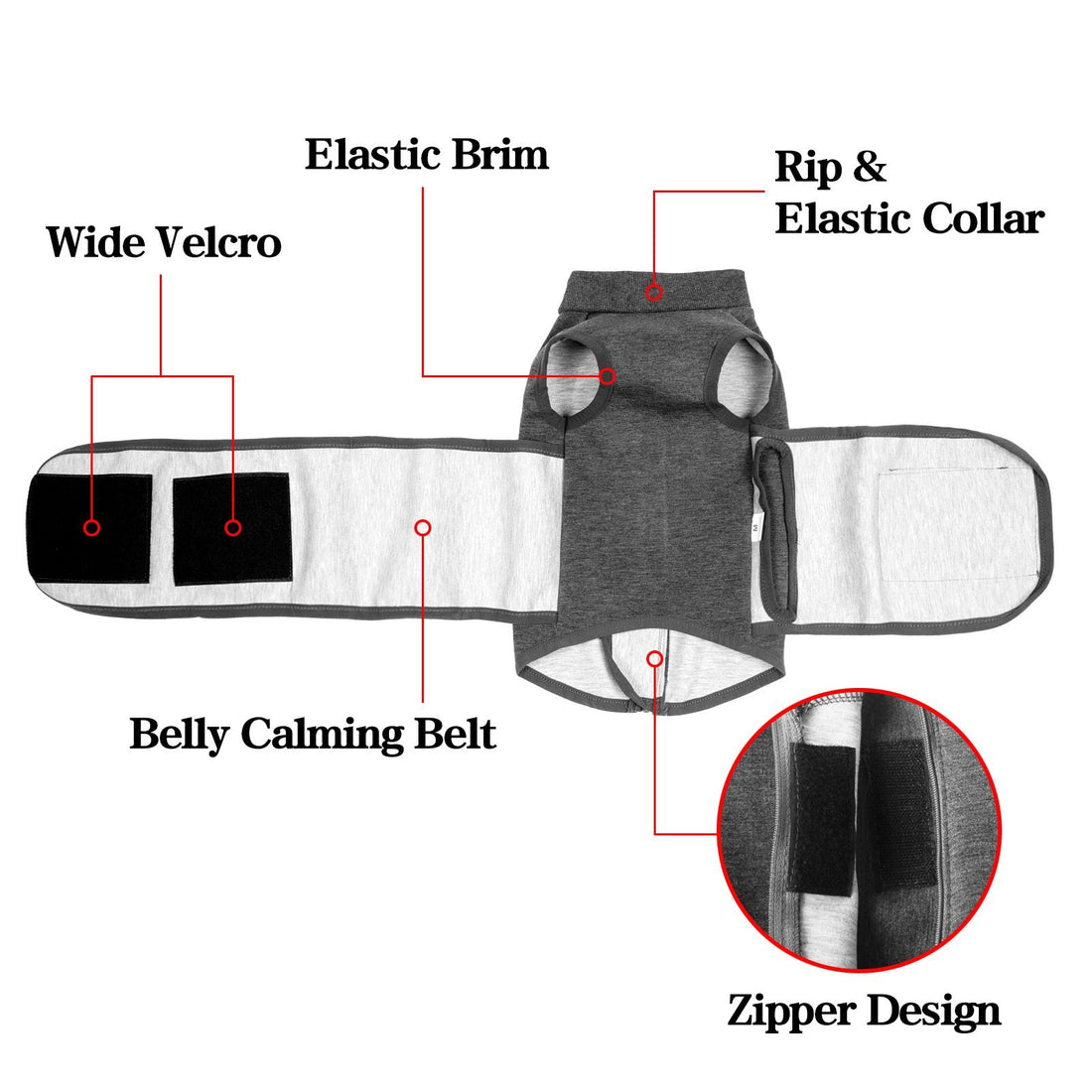 Polyester Emotional Comfort Cotton Double Pet Jacket