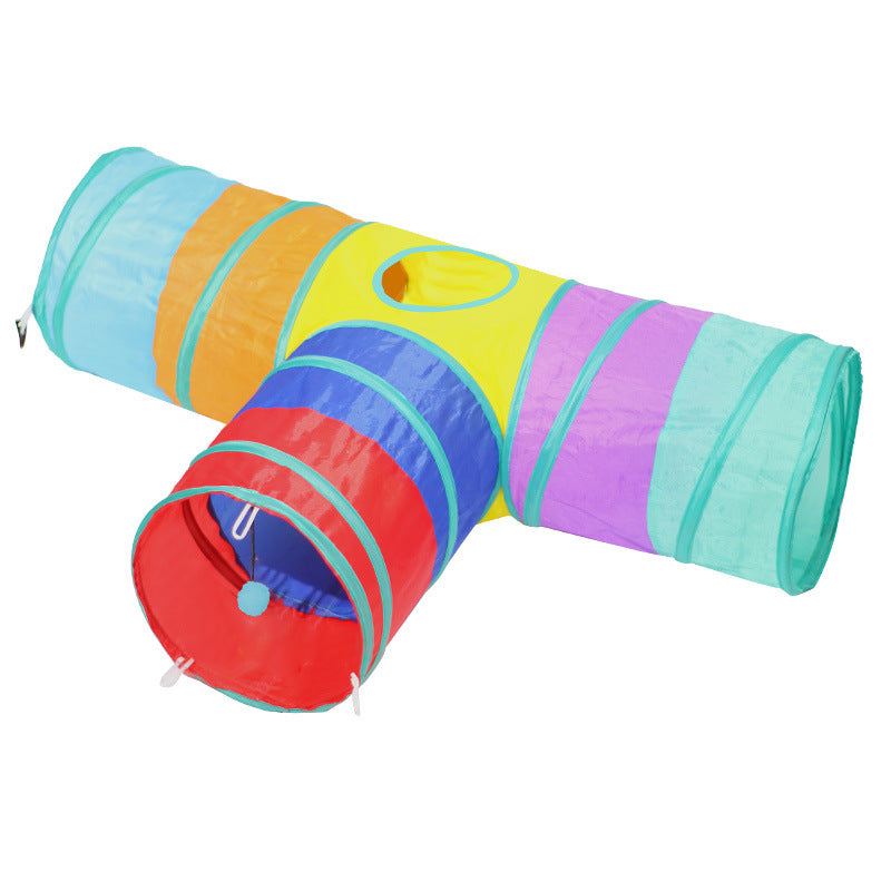 Foldable Climbing Path Pet Tunnel Interactive Toy