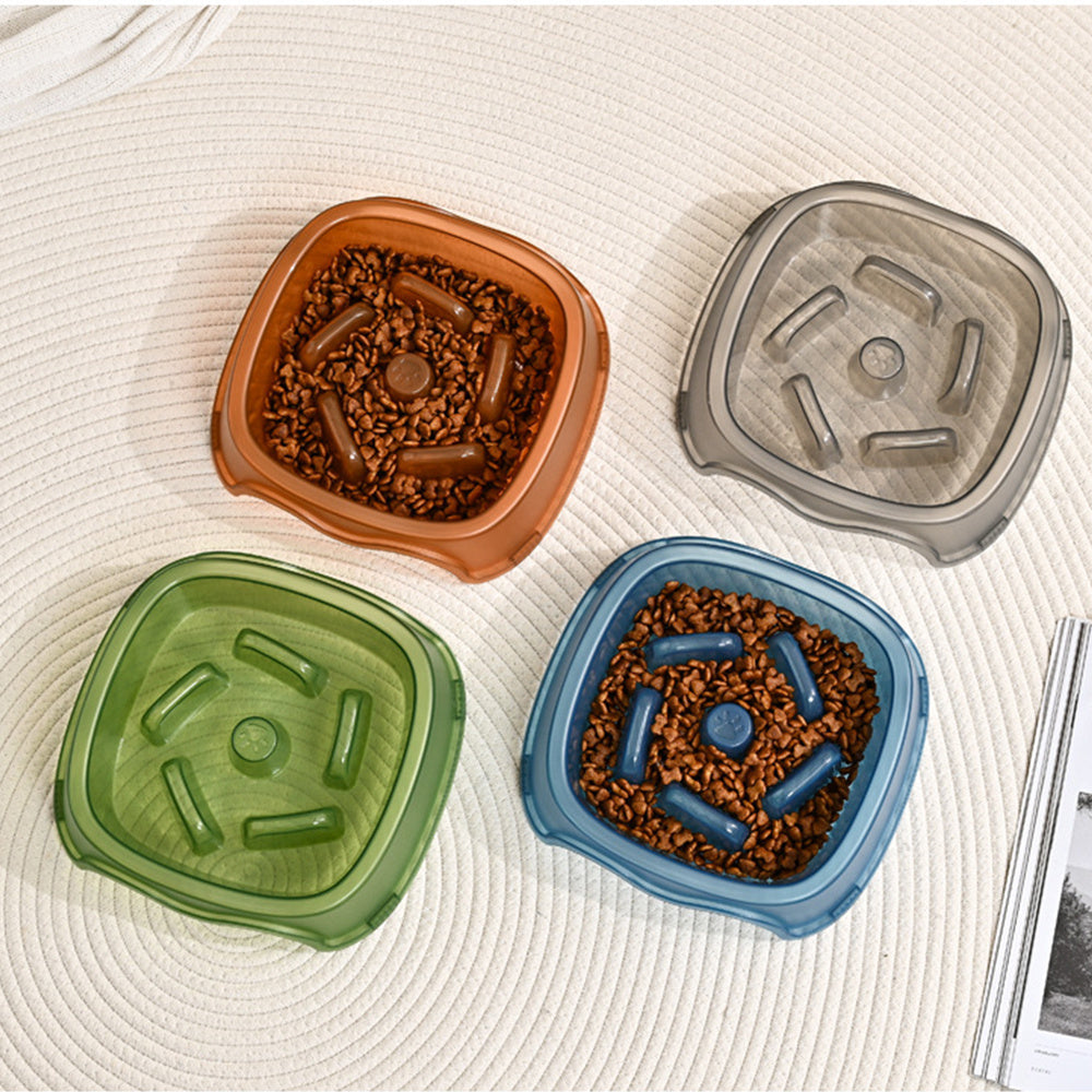 Pet Slow Feeding Bowl Anti Choking Water Feeder