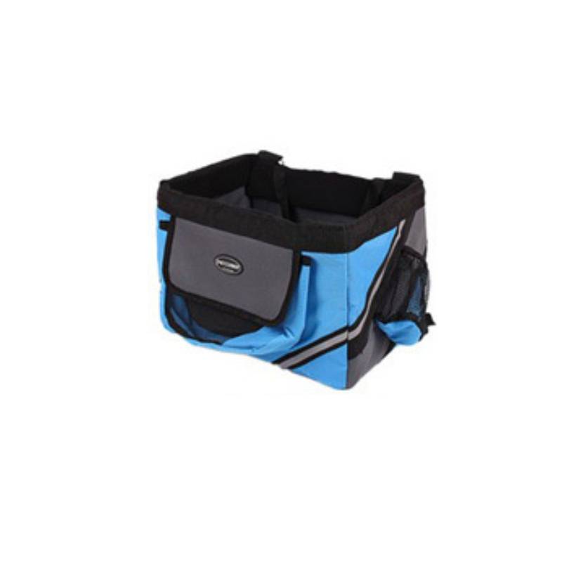 Pet Bicycle Handlebar Carrier Removable Front Basket Travel Bag