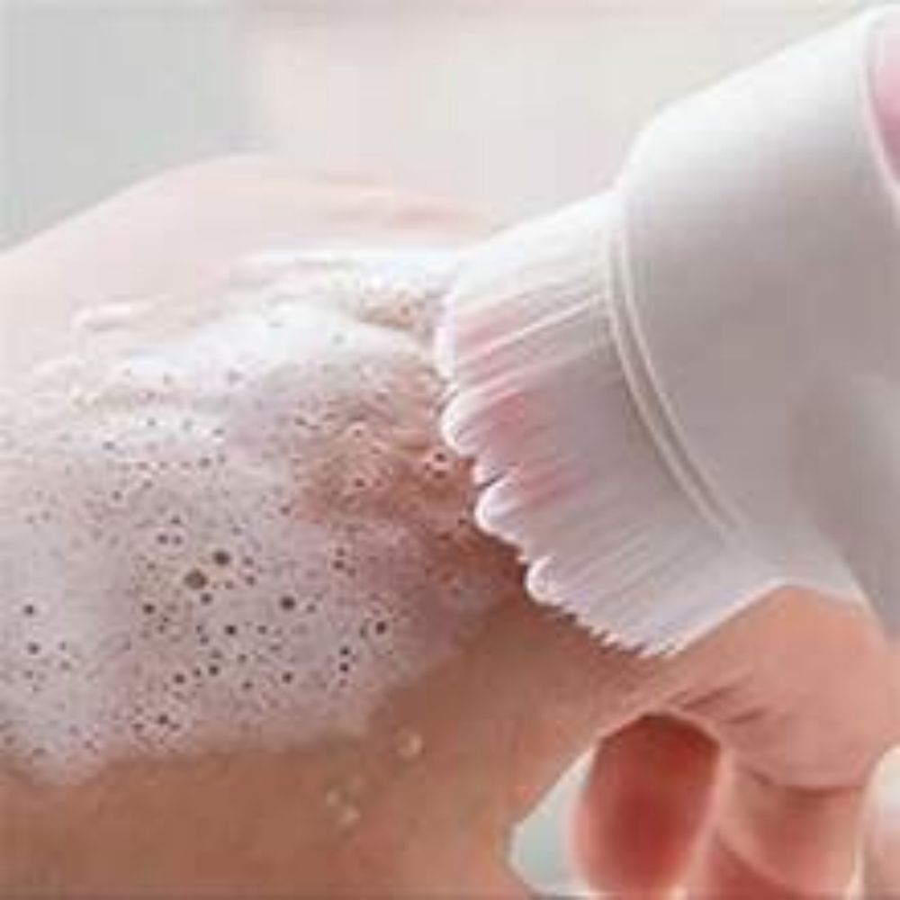 Nylon Pet Paw Brush Gentle Grooming Massage Cleaning Tool