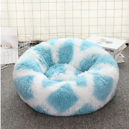 Soft Thick Plush Round Pet Bed Sleep Mat