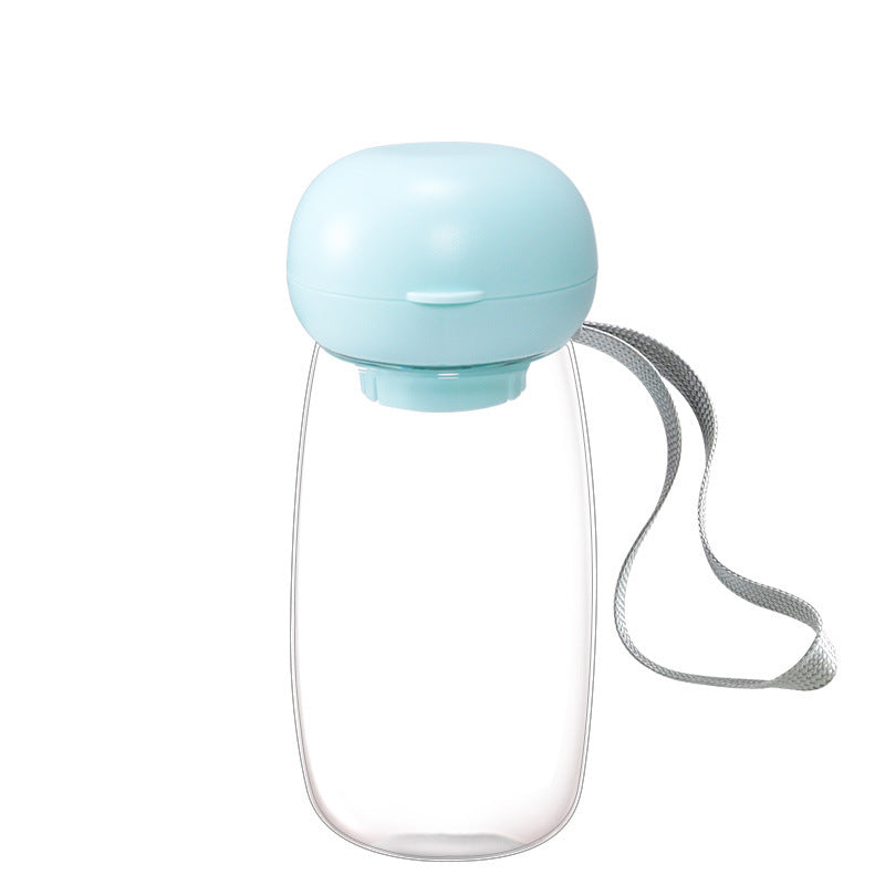 Portable Pet Travel Water Bottle Feeding Cup With Bowl