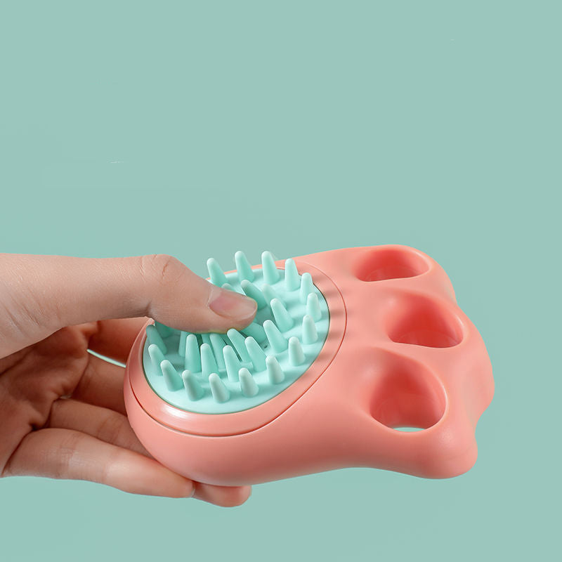 Pet Claw Bath Massage Brush Comb Cleaning Tool