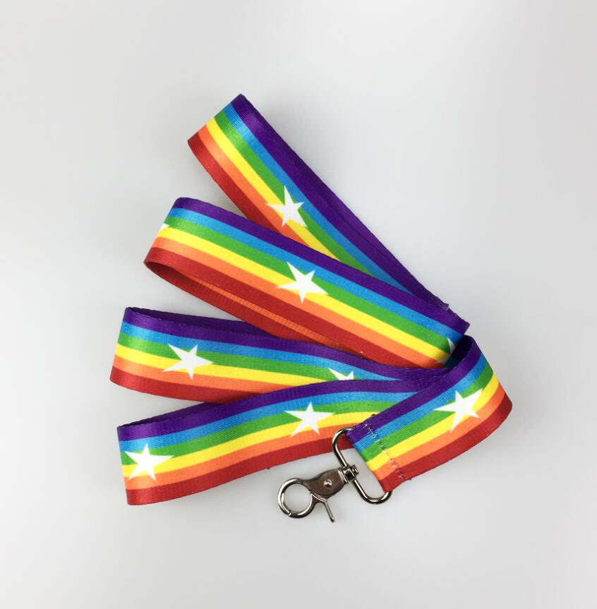 Rainbow Cool Pet Chain Leash For Stylish Walks