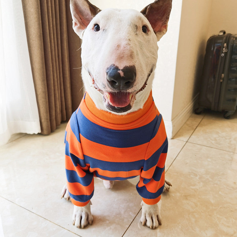 Cute Striped Pet T Shirt Casual Fashion Clothing