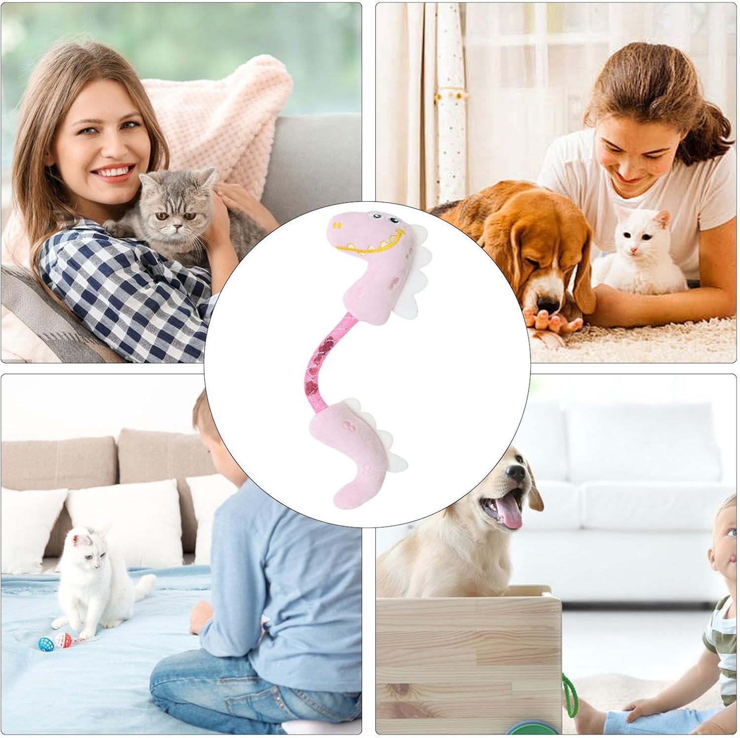 Catnip Rope Chew Interactive Pet Teeth Cleaning Toy