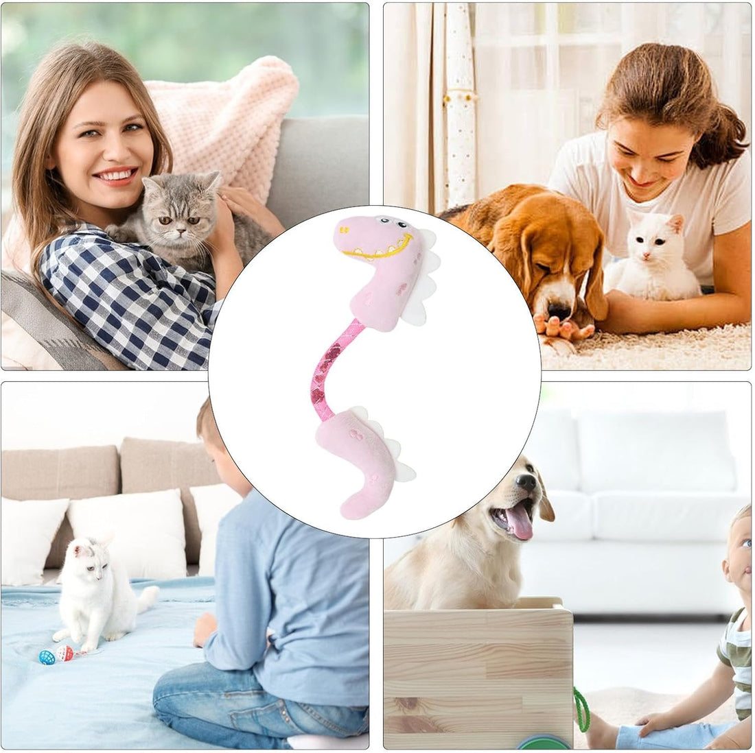 Catnip Rope Chew Interactive Pet Teeth Cleaning Toy