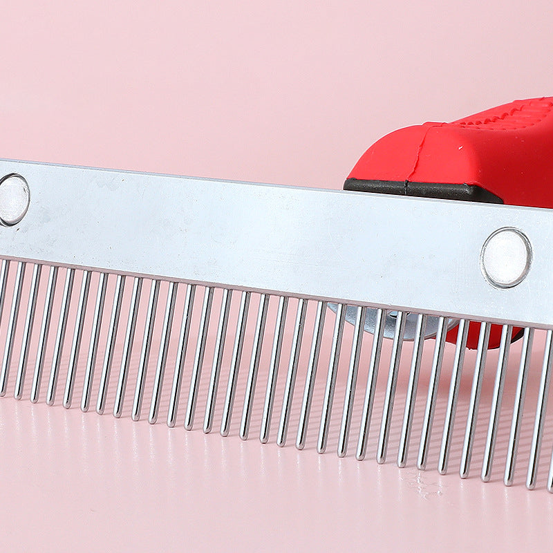Extra Large Pet Rake Comb Deshedding Grooming Brush Tool