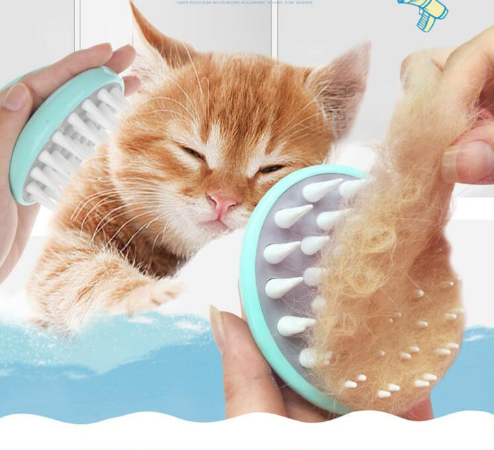 Comfortable Pet Massage Bath Grooming Brush Cleaning Comb
