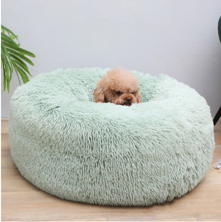 Soft Thick Plush Round Pet Bed Sleep Mat