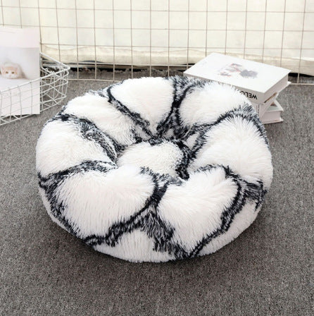 Soft Thick Plush Round Pet Bed Sleep Mat