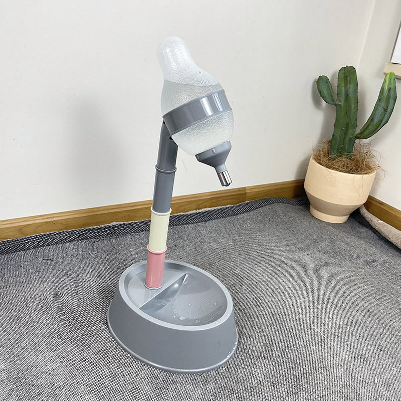 Automatic Pet Water Dispenser Adjustable Height Feeding Fountain
