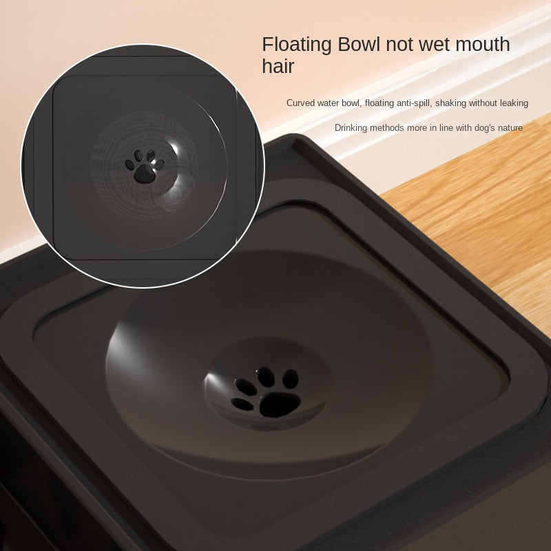 Adjustable Stainless Double Bowl Pet Elevated Feeder Stand