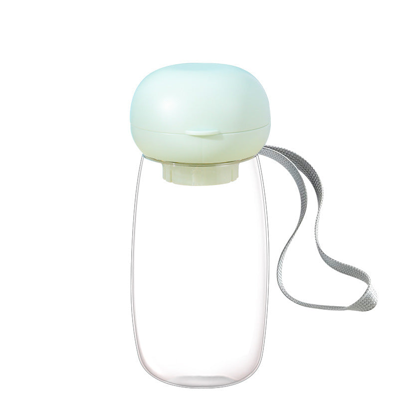 Portable Pet Travel Water Bottle Feeding Cup With Bowl