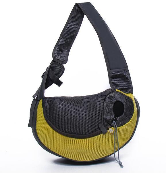 Portable Pet Carrier Mesh Shoulder Travel Bag Tote