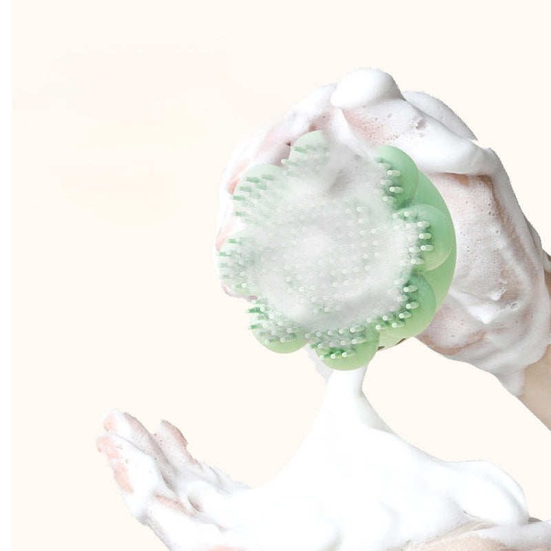 Pet Silicone Bath Massage Comb Body Wash Brush Tool