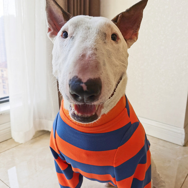 Cute Striped Pet T Shirt Casual Fashion Clothing