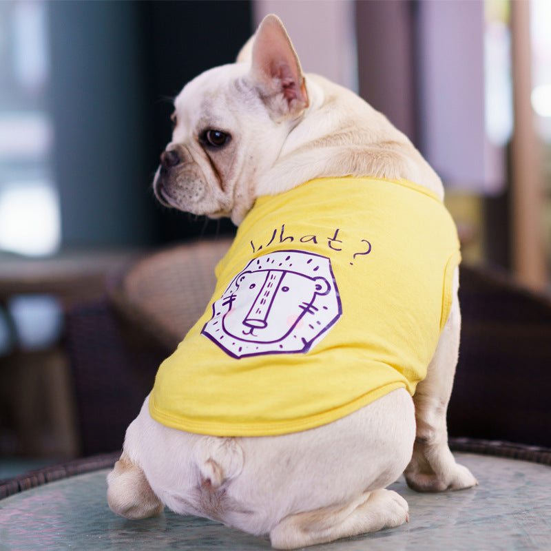 Fashionable Pet Summer T-Shirt Lightweight Casual Wear
