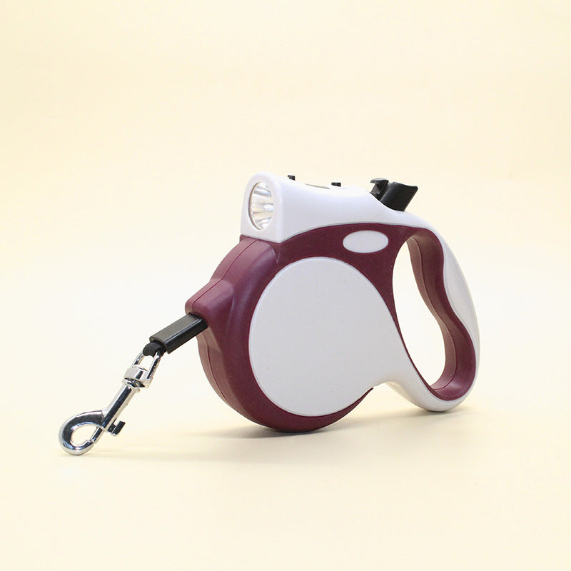 Retractable Pet Rope Leash With Built-In LED Light
