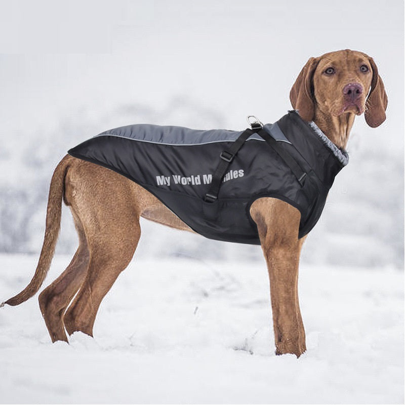 Warm Waterproof Reflective Pet Shell Jacket Outdoor Wear