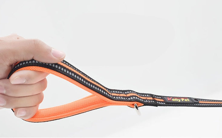 Retractable Nylon Pet Leash For Assisted Walking Control